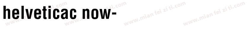 helveticac now字体转换